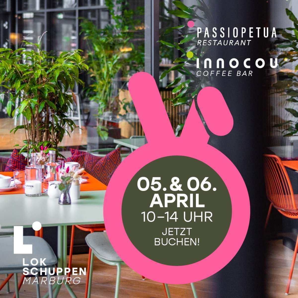 Großes Bild schließen! Osterbrunch im LOKSCHUPPEN