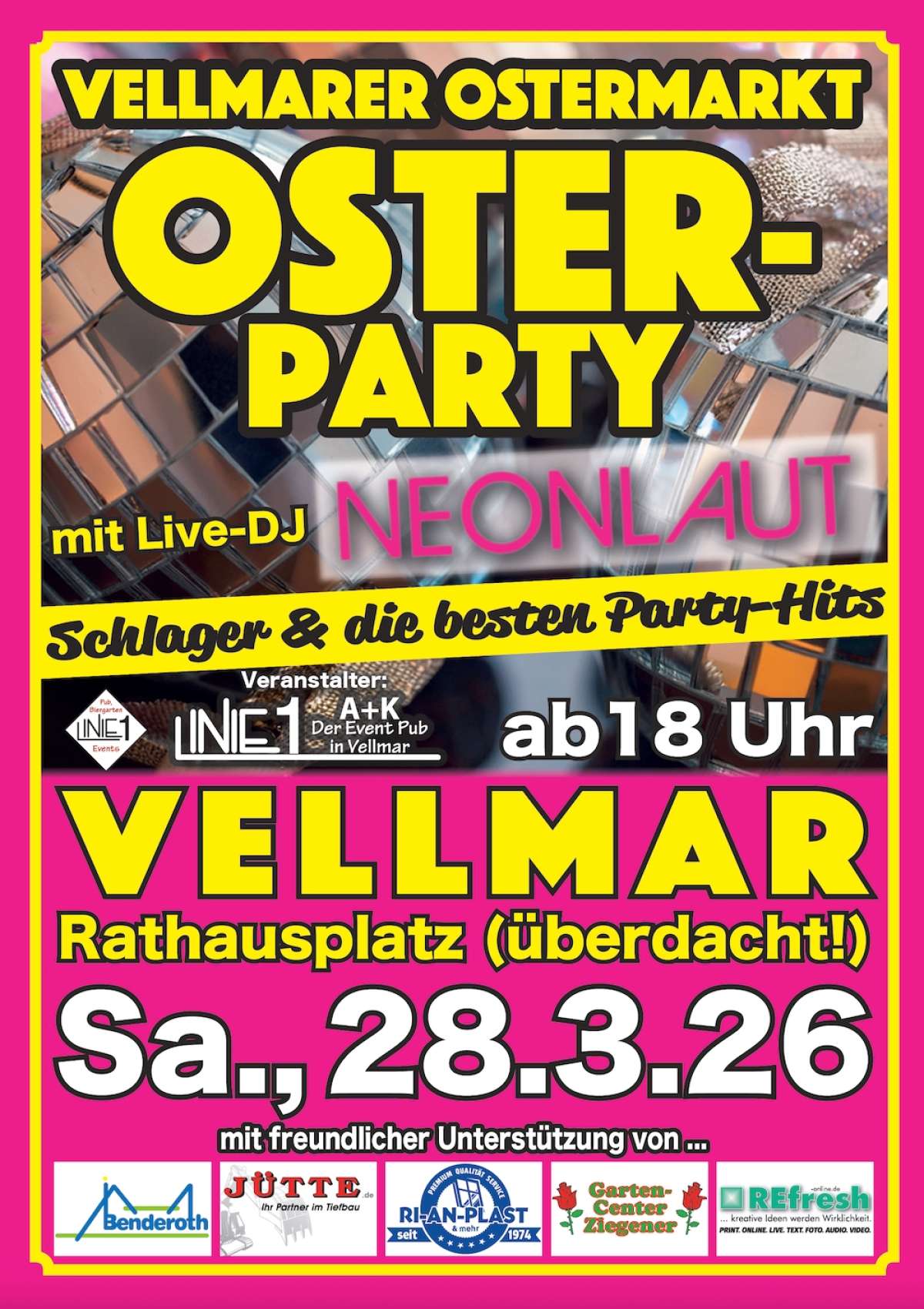 Oster-Party im Rahmen des Vellmarer Ostermarkts
