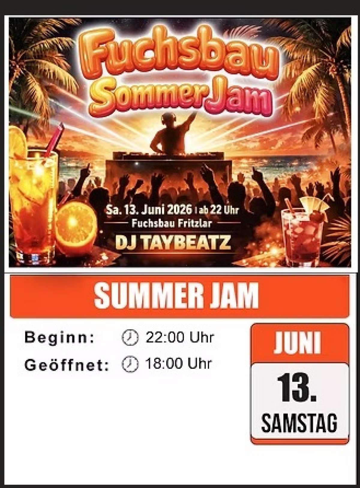 Großes Bild schließen! Fuchsbau Summer Jam