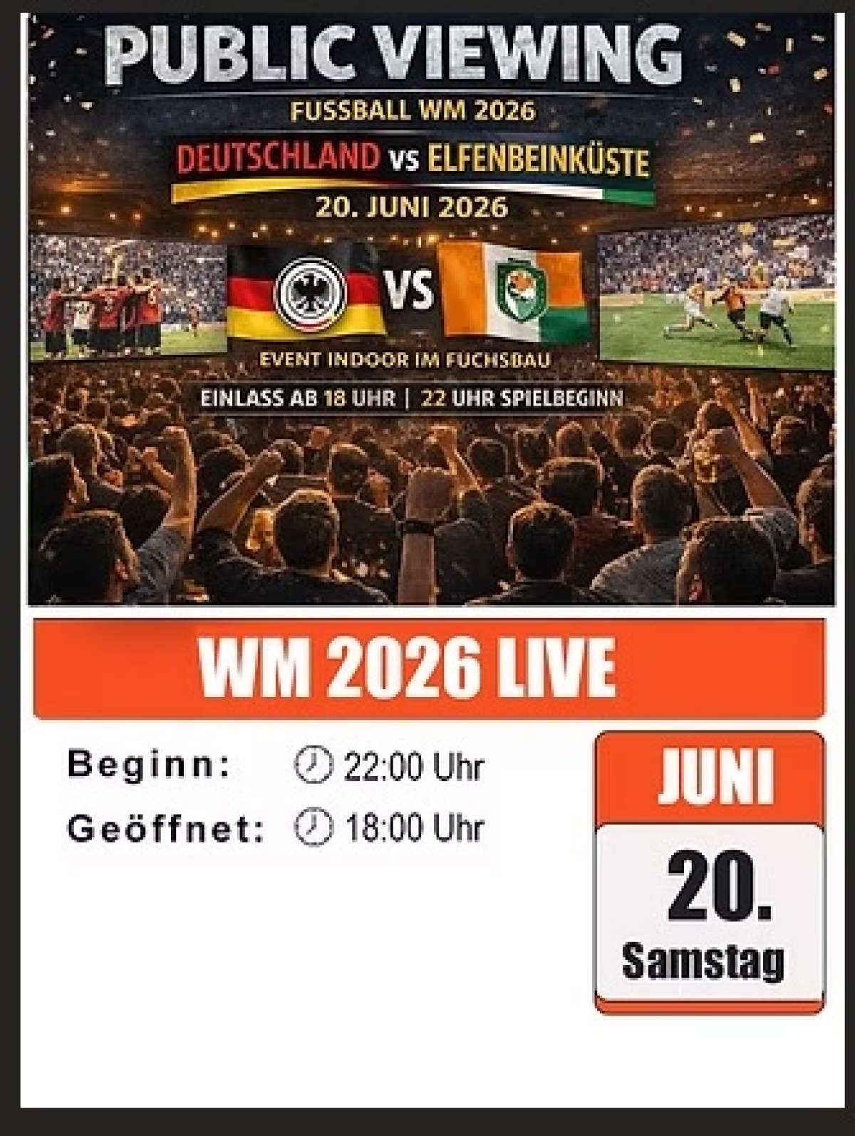 WM 2026 Live – Deutschland vs. Elfenbeinküste