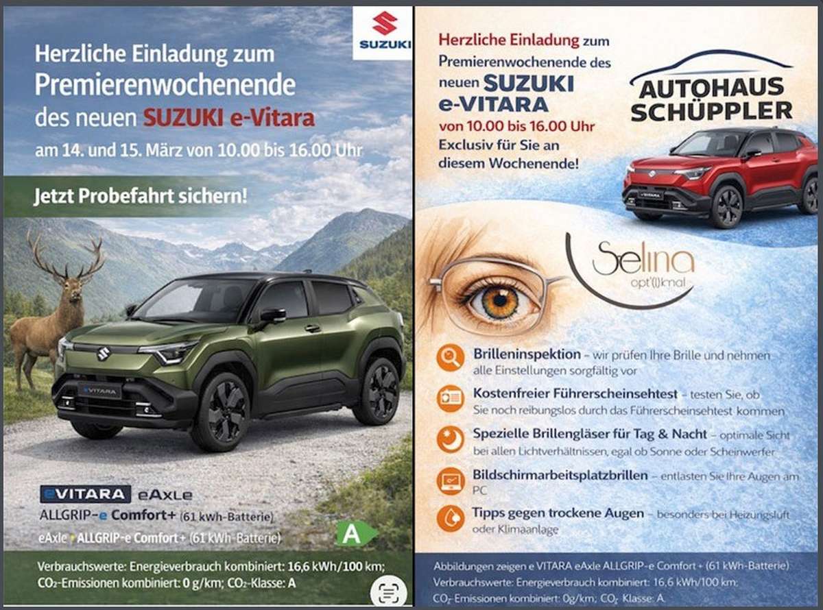 Aktionswochenende mit Probefahrten und Sehtest