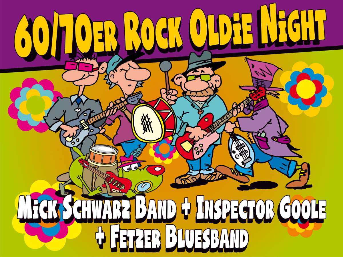 Großes Bild schließen! 60/70 Jahre Rock Oldie Night