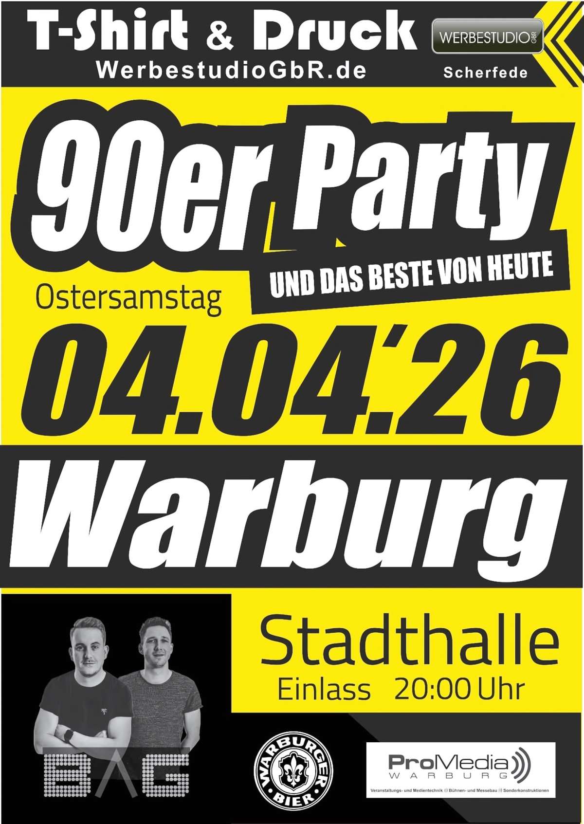 90er Party – und das Beste von Heute