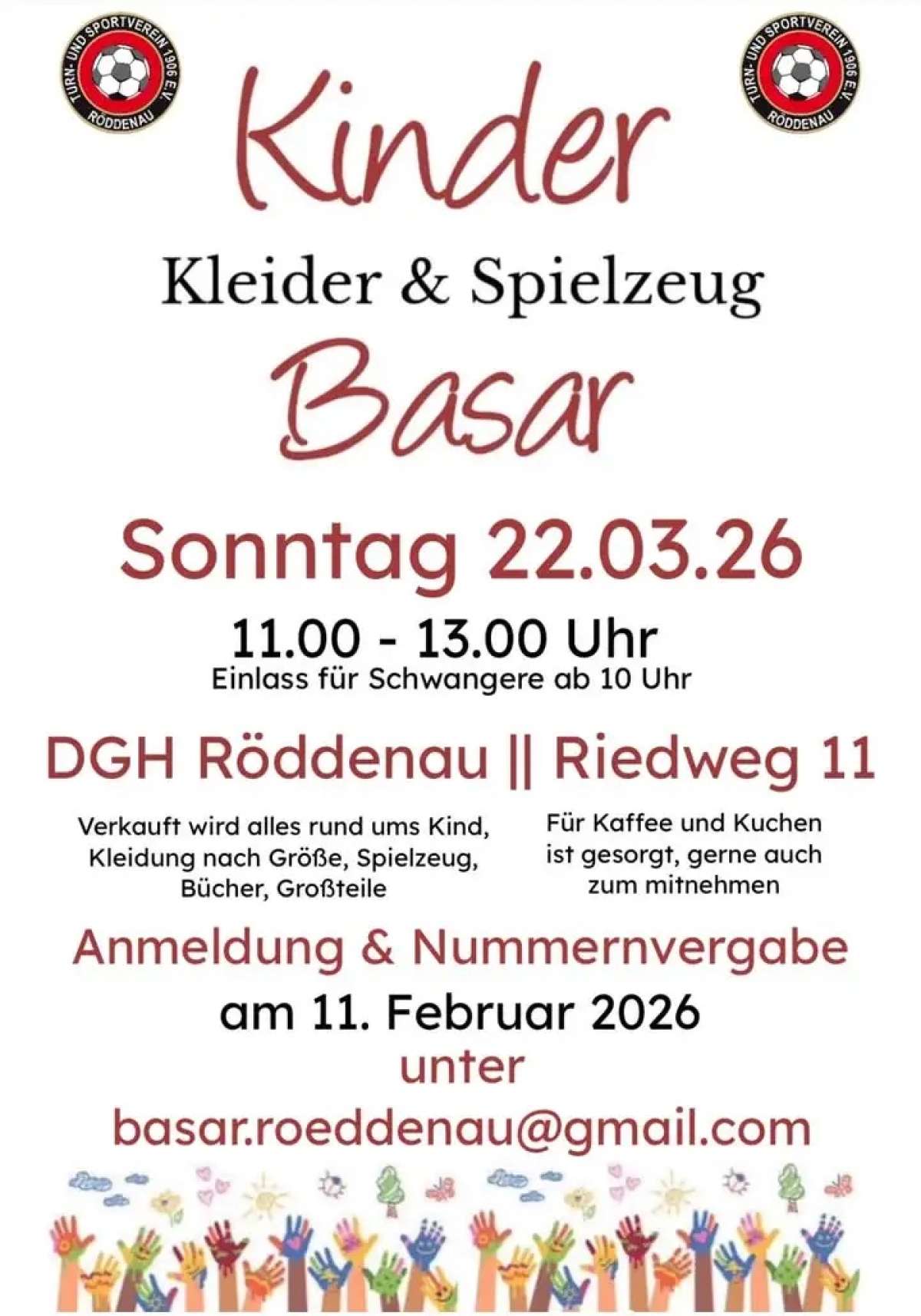 Kinder Kleider & Spielzeug Basar