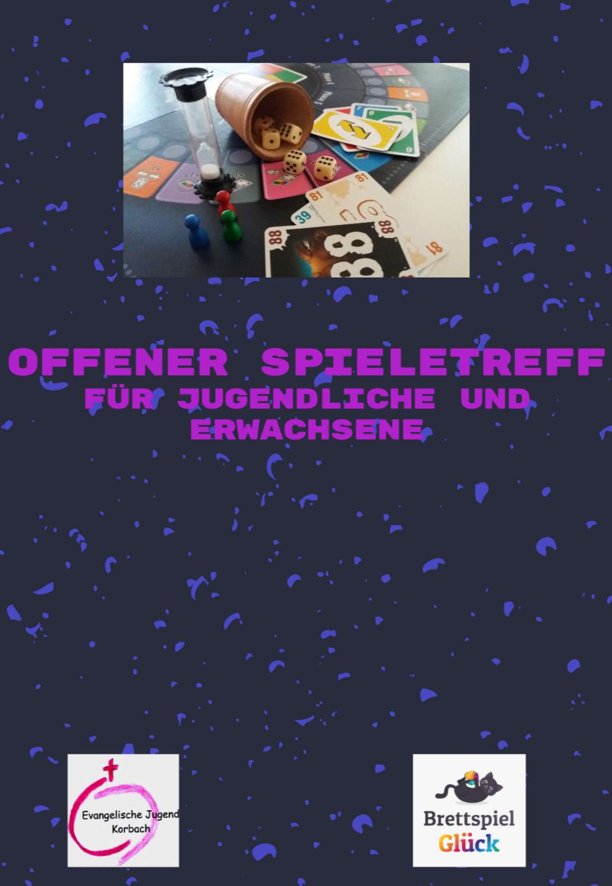 Offener Spieletreff für Jugendliche und Erwachsene
