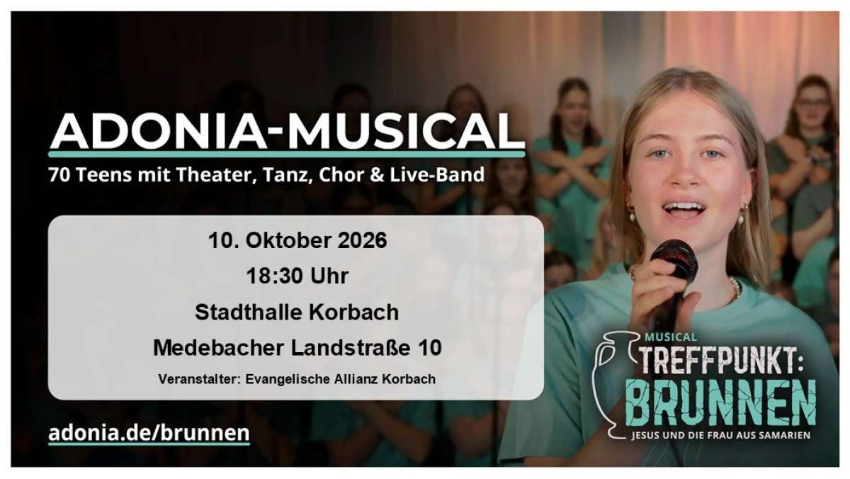 Großes Bild schließen! Adonia-Musical - Treffpunkt Brunnen