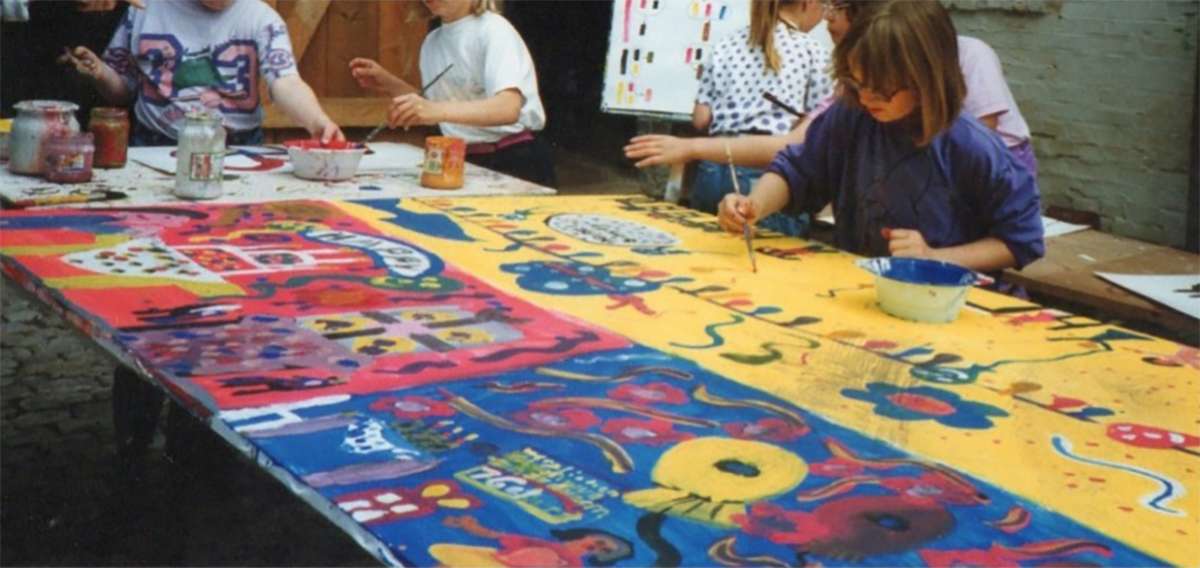 Großes Bild schließen! Kulturtage Bettenhausen 2026 - Mitmachkunst: 'alt + jung = menschenskinder'