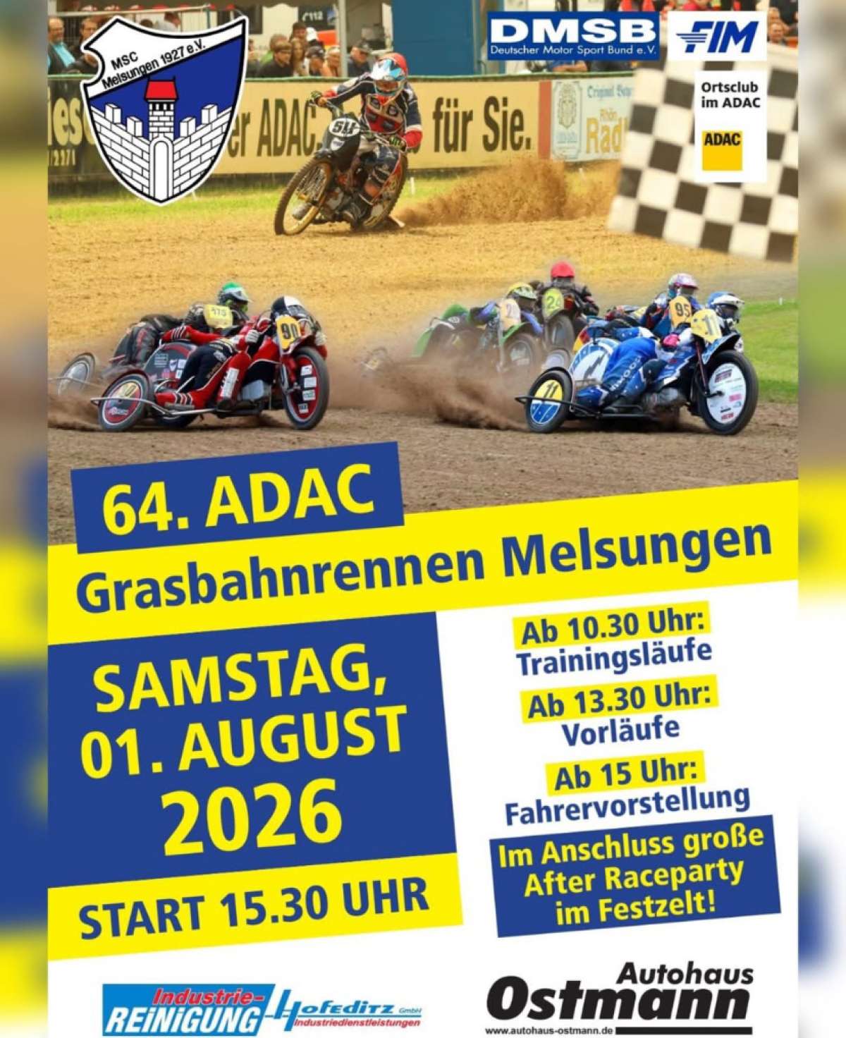 Großes Bild schließen! 64. Internationales Grasbahnrennen