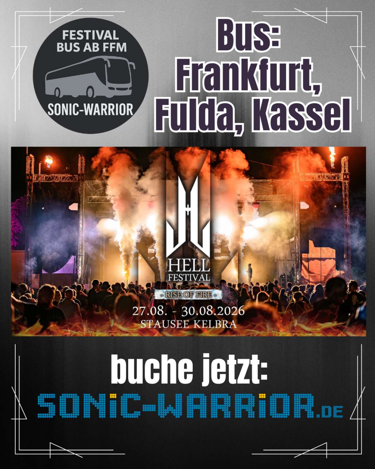 Großes Bild schließen! Bus zum Hell Festival (Tekk und Hard Tekk)