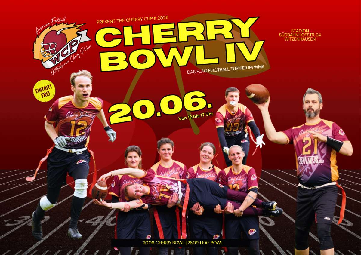 Großes Bild schließen! CHERRY BOWL IV - Flag Football Turnier