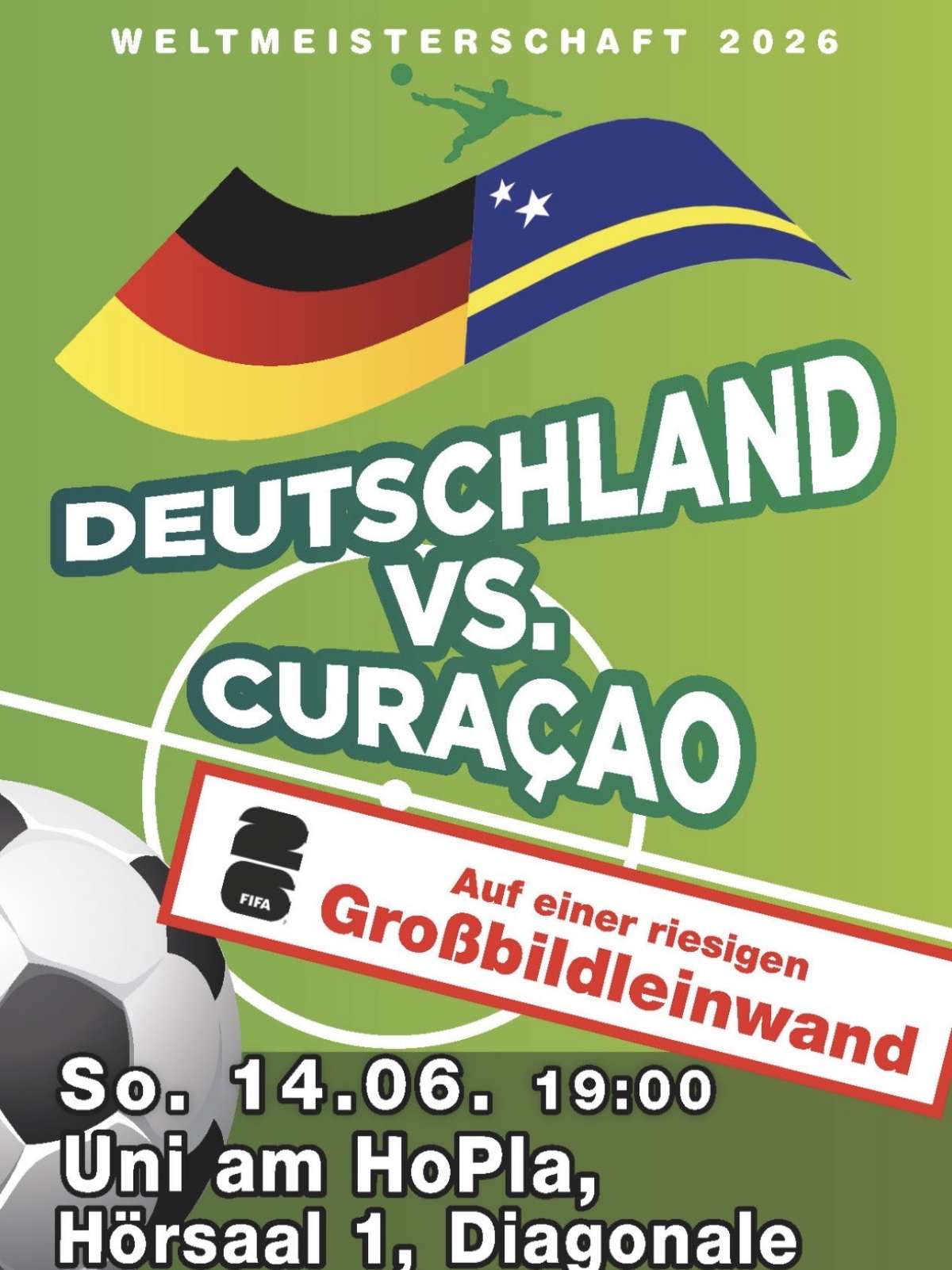 Großes Bild schließen! Weltmeisterschaft 2026 - Deutschland vs Curaçao