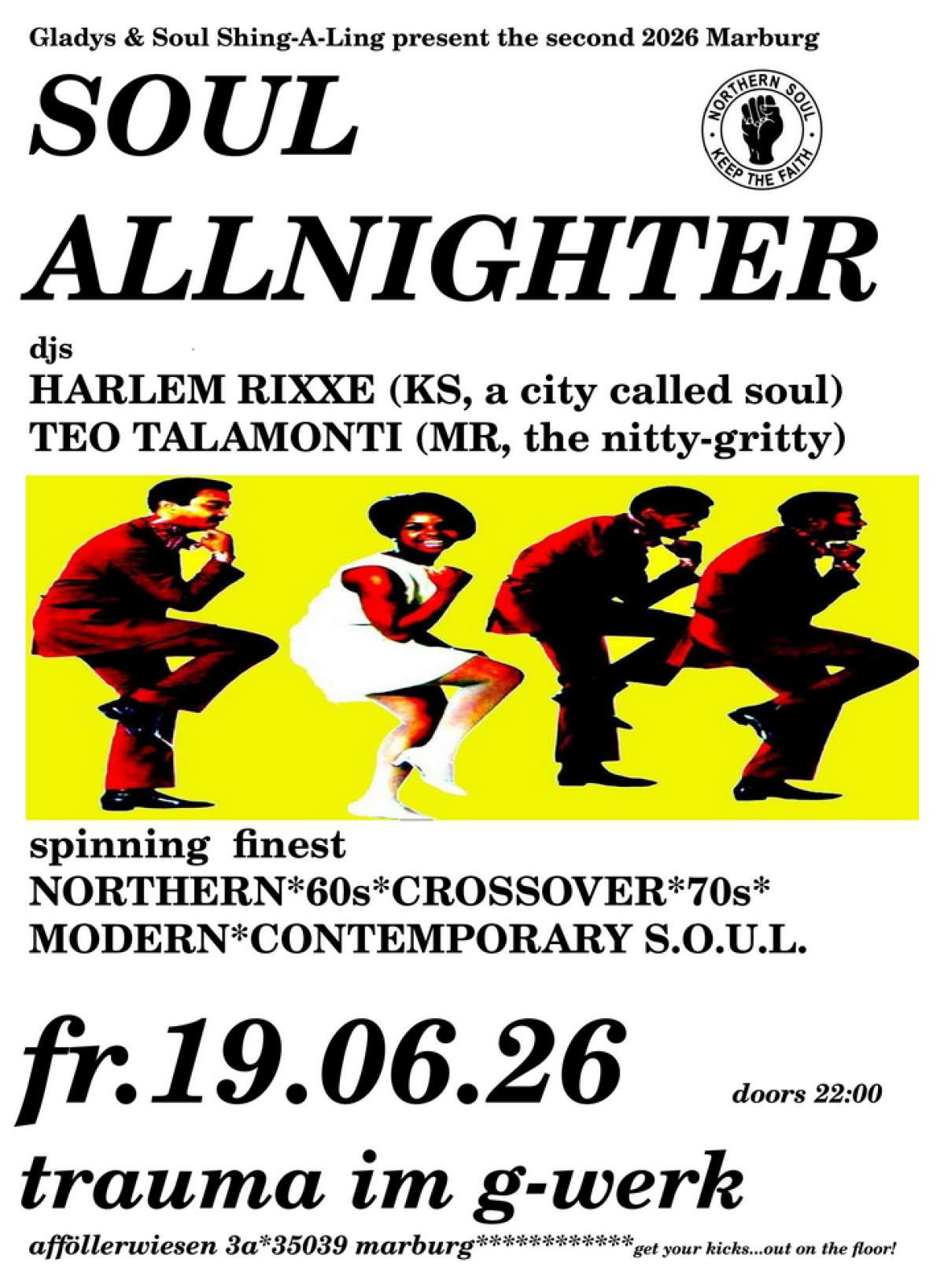 Großes Bild schließen! SOUL SHING-A-LING: the marburg soul allnighter