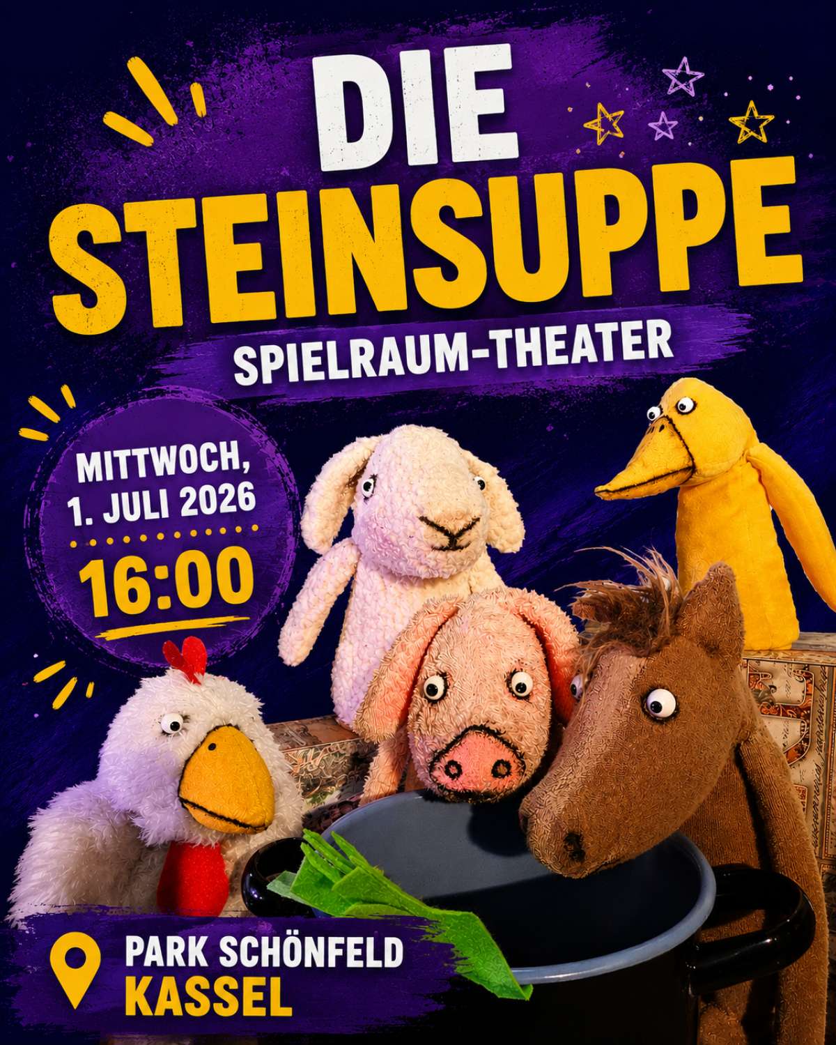 Großes Bild schließen! Die Steinsuppe