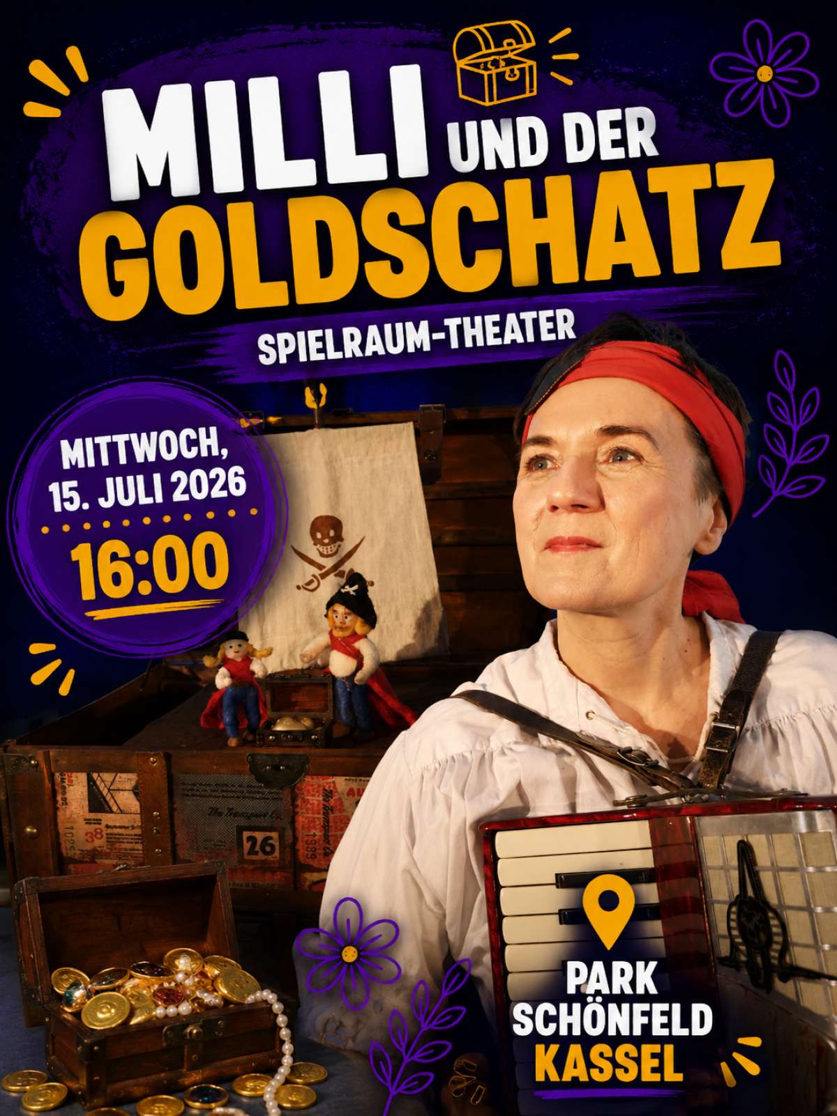 Großes Bild schließen! Milli und der Goldschatz