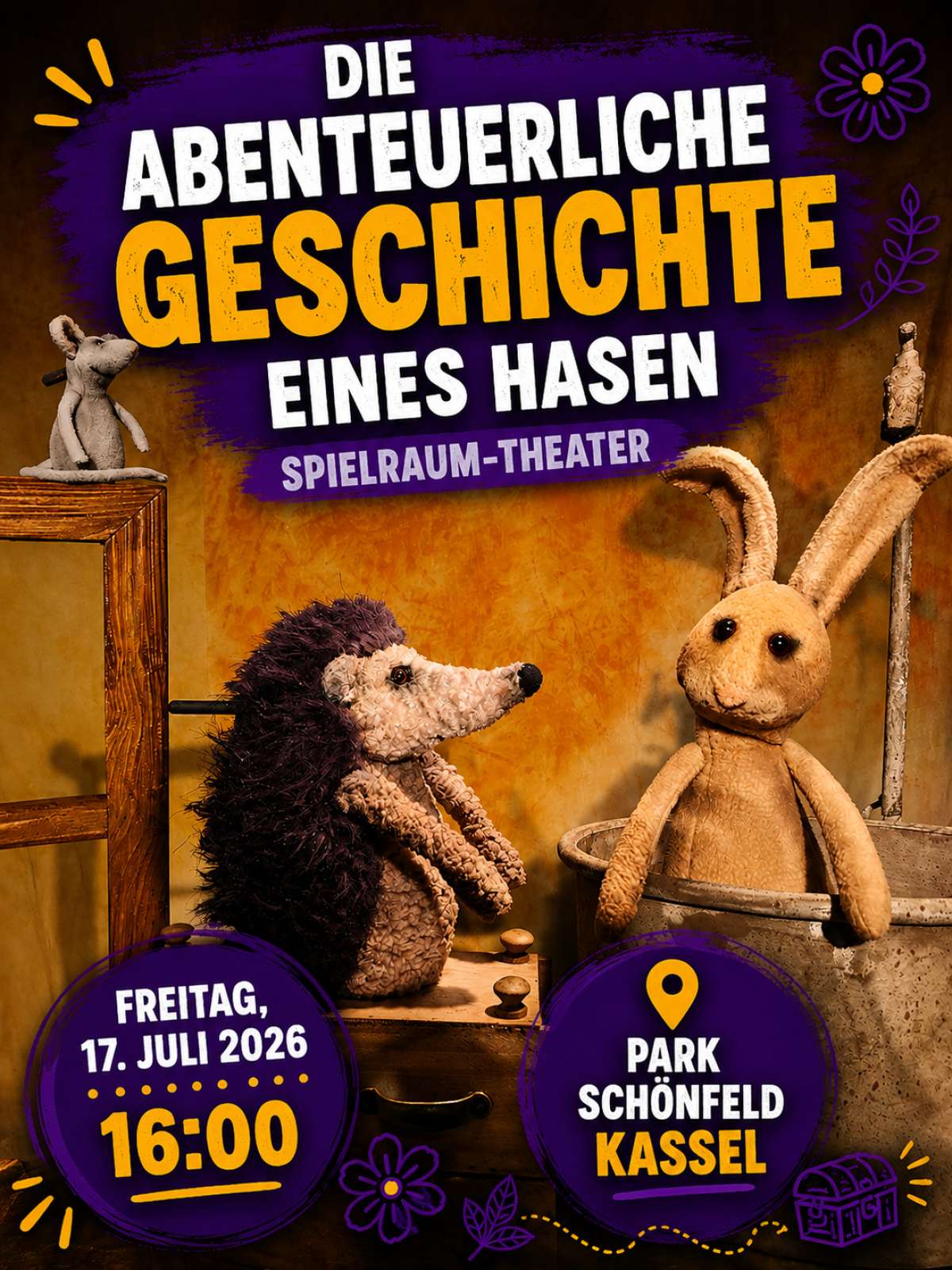 Großes Bild schließen! Die abenteuerliche Geschichte eines Hasen