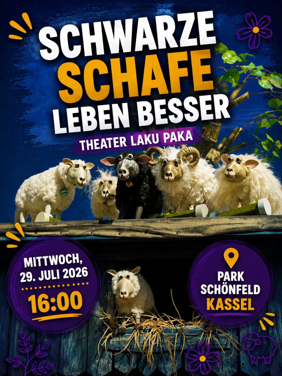 Schwarze Schafe leben besser