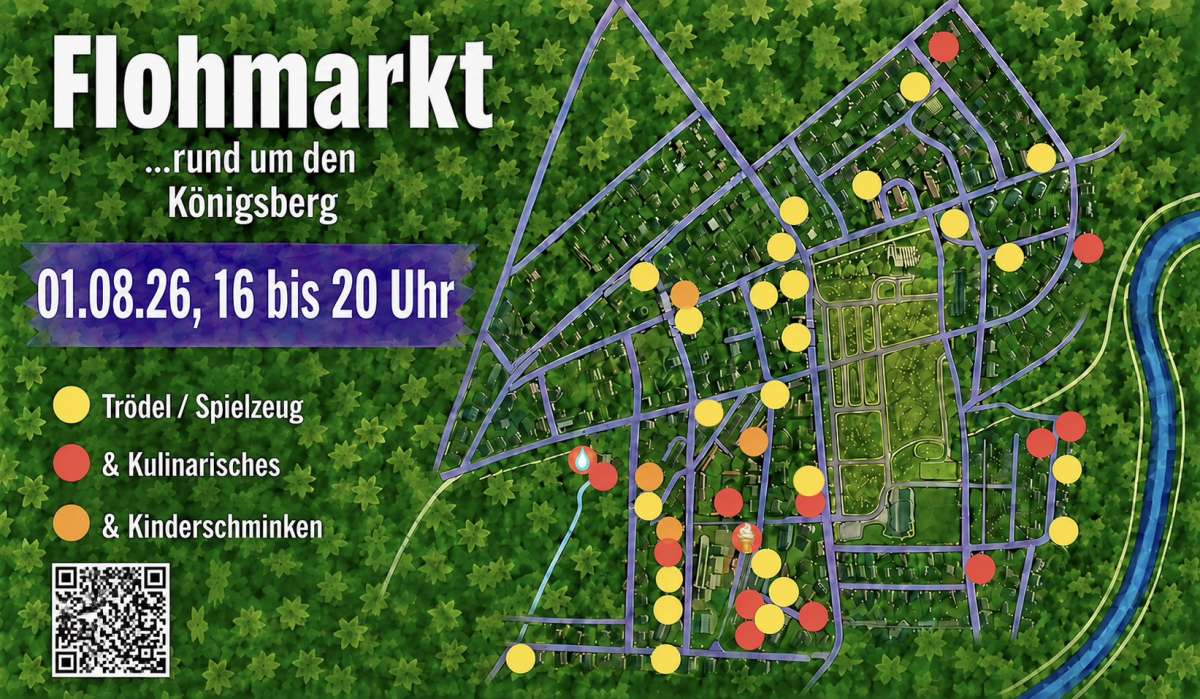 Großes Bild schließen! Flohmarkt rund um den Königsberg