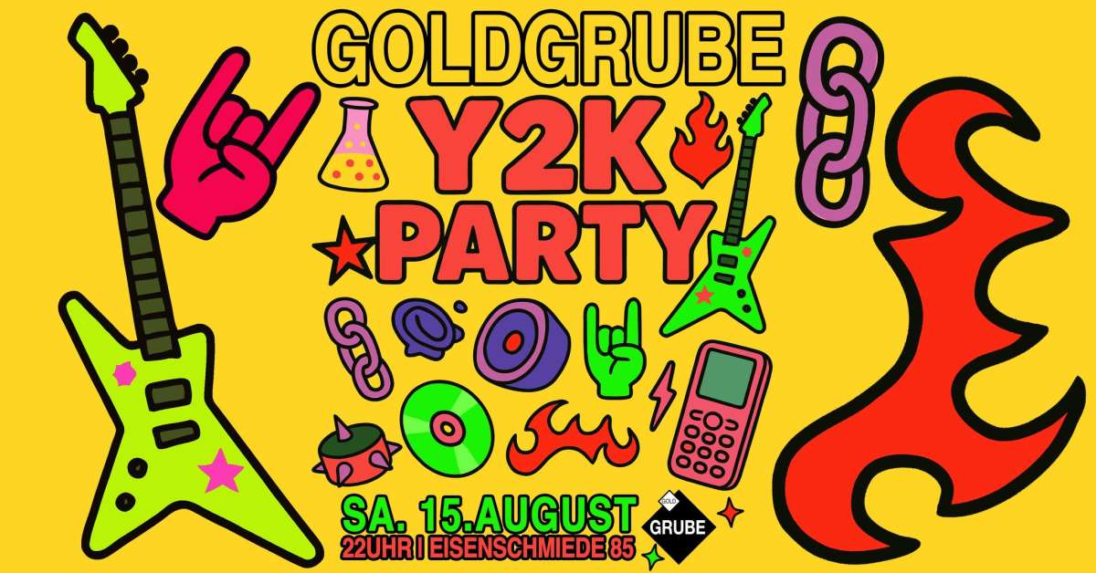 Großes Bild schließen! Goldgrube Y2K Party Kassel
