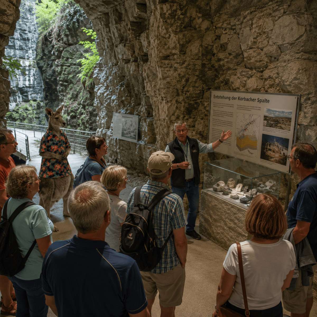 Führung Korbacher Spalte und GeoFoyer Kalkturm