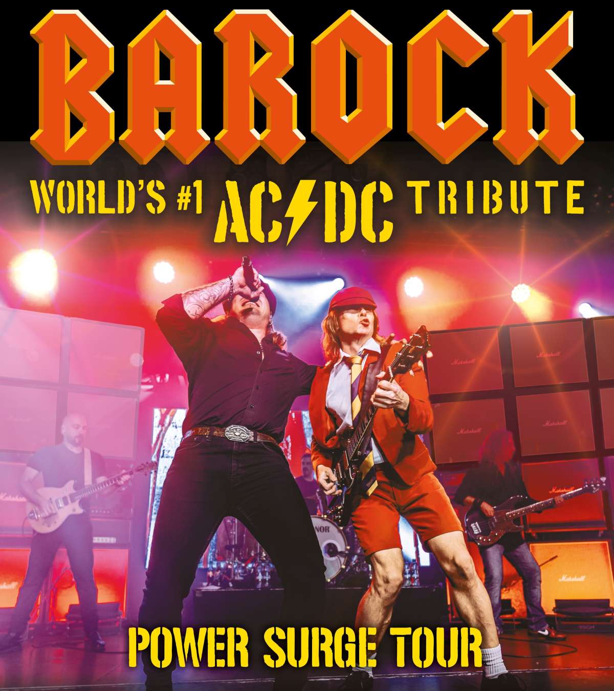 Großes Bild schließen! POWER SURGE TOUR World's #1 AC/DC Tribute