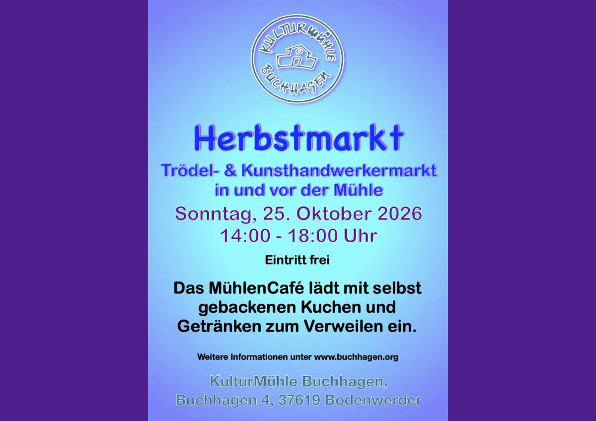 Großes Bild schließen! Herbstmarkt mit Kunst & Trödel