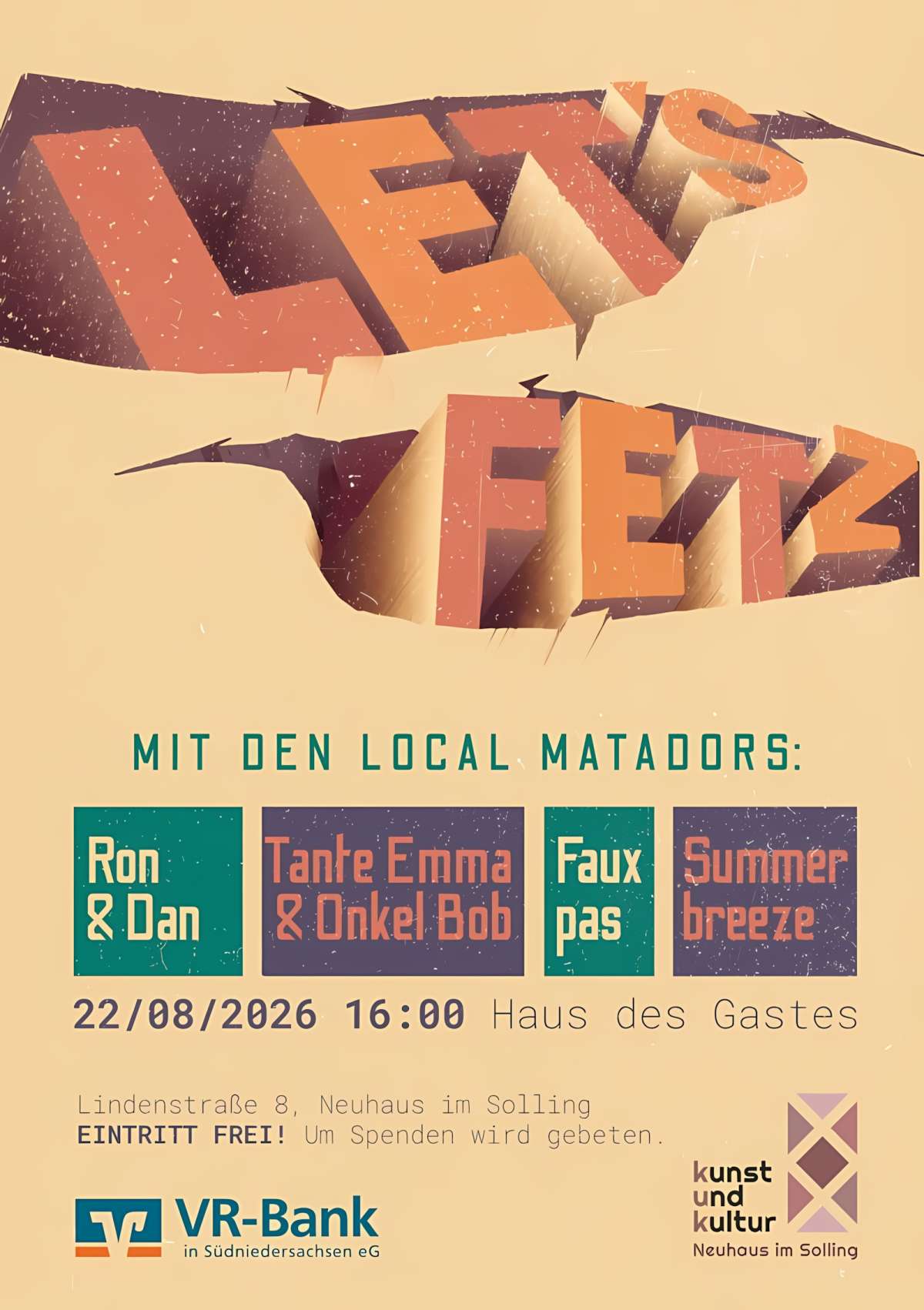 Großes Bild schließen! 2. Let’s Fetz Festival