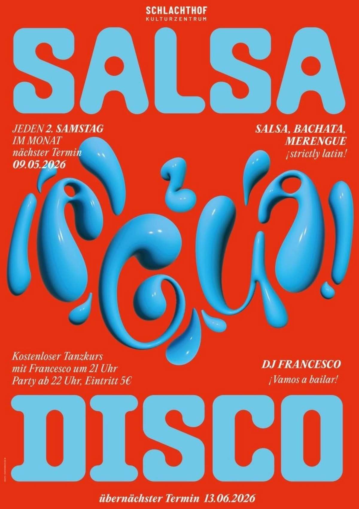 Großes Bild schließen! Salsa Disco - Tanzkurs und Party