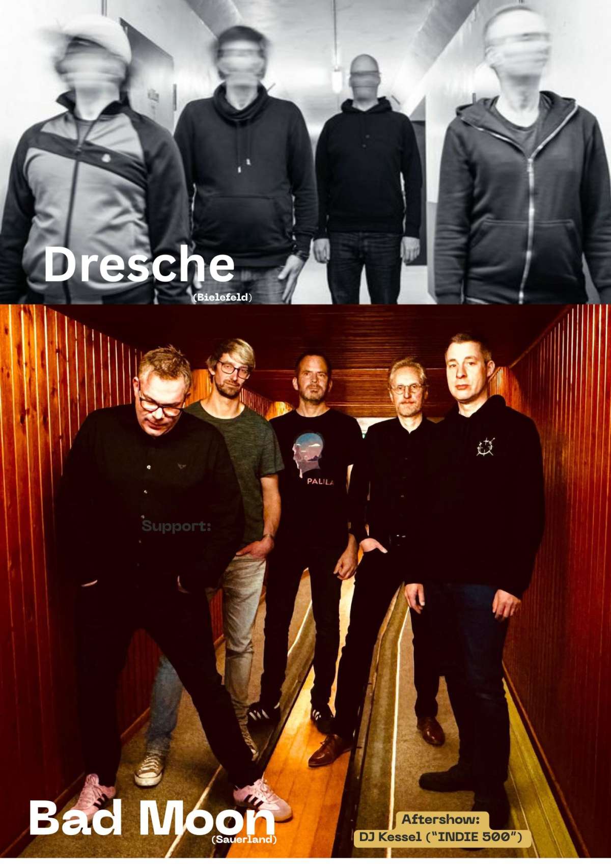 INDIE ROCKT! Independent Rock Night – Dresche, Bad Moon, DJ Kessel