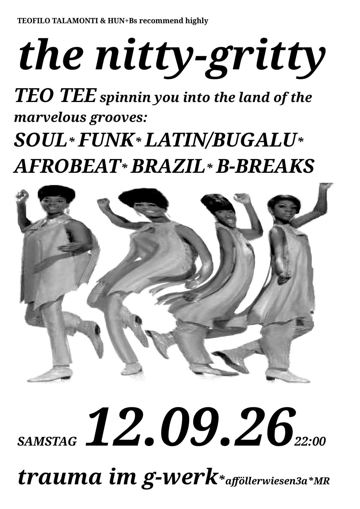 PARTY ' THE NITTY-GRITTY – Teo Talamonti