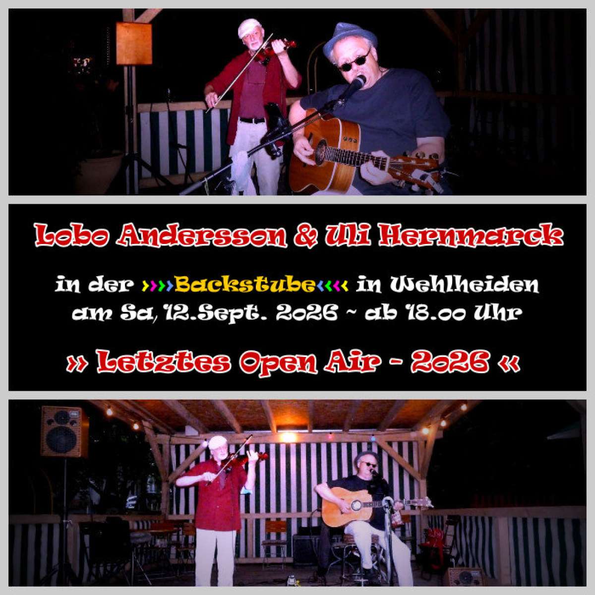 Rock after Tea-Time - OPEN AIR – Lobo Andersson & Uli Hernmarck