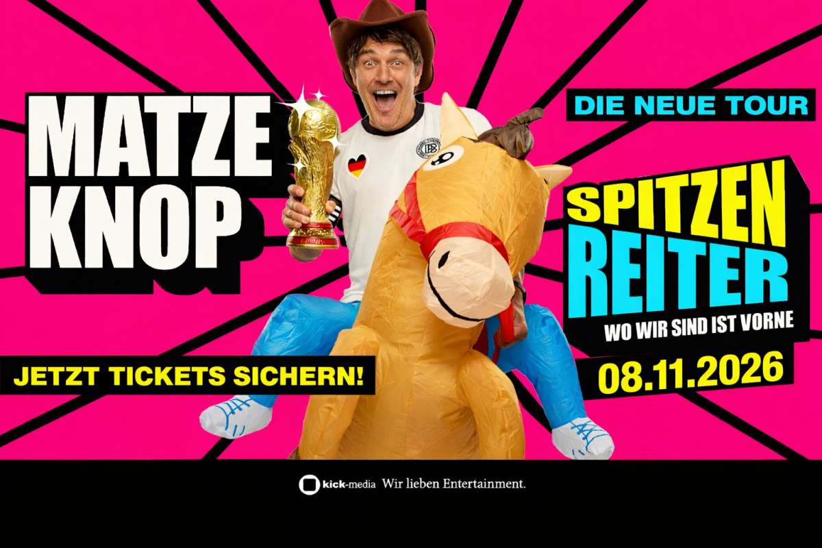 Spitzenreiter, wo wir sind ist vorne, die neue Tour – Matze Knop
