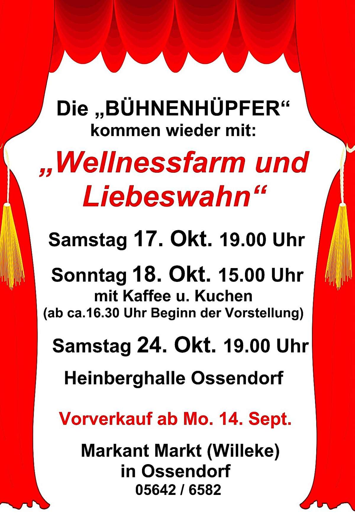 Wellnessfarm und Liebeswahn – Die Bühnenhüpfer