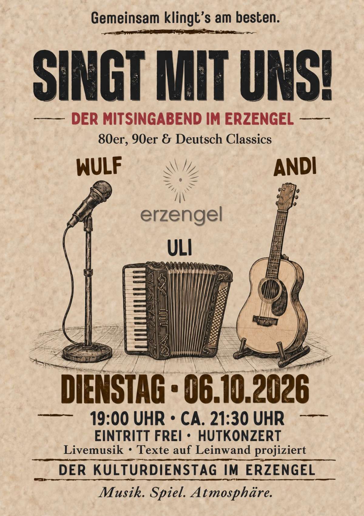 Singt mit uns! - Gemeinsam klingt's am besten!