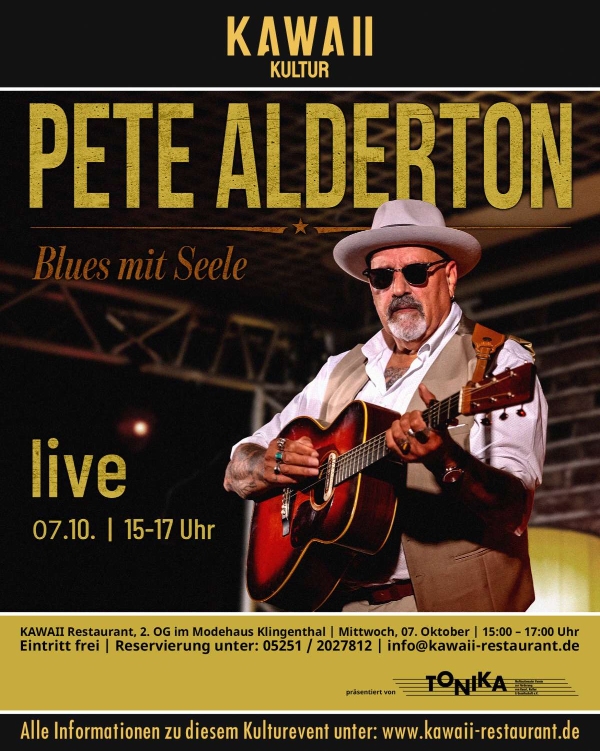 Pete Alderton live im KAWAII – Pete Alderton