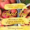 Apfelfest Apfelpresse und Stockbrot- Werkstatt