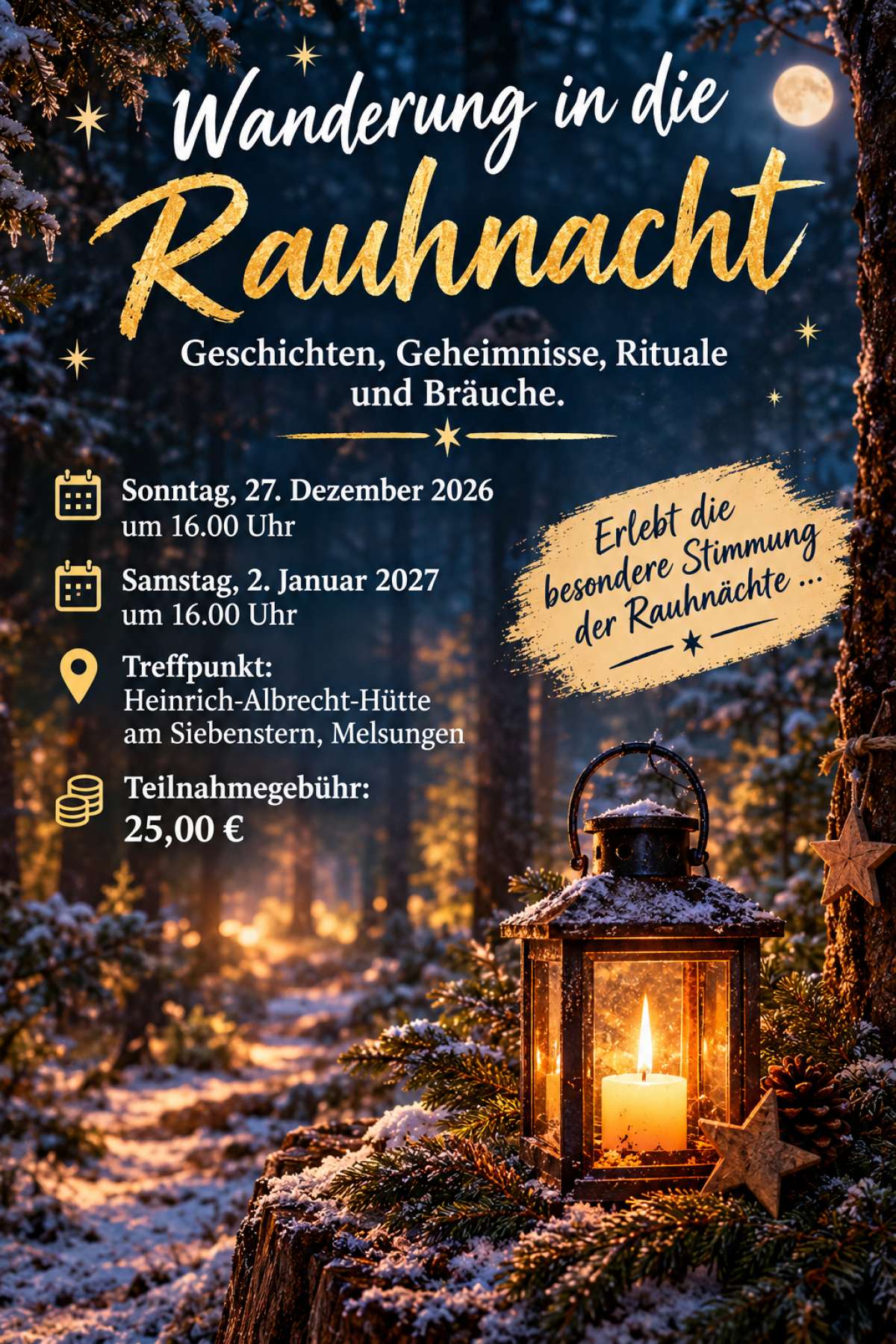 Wanderung in die Rauhnacht