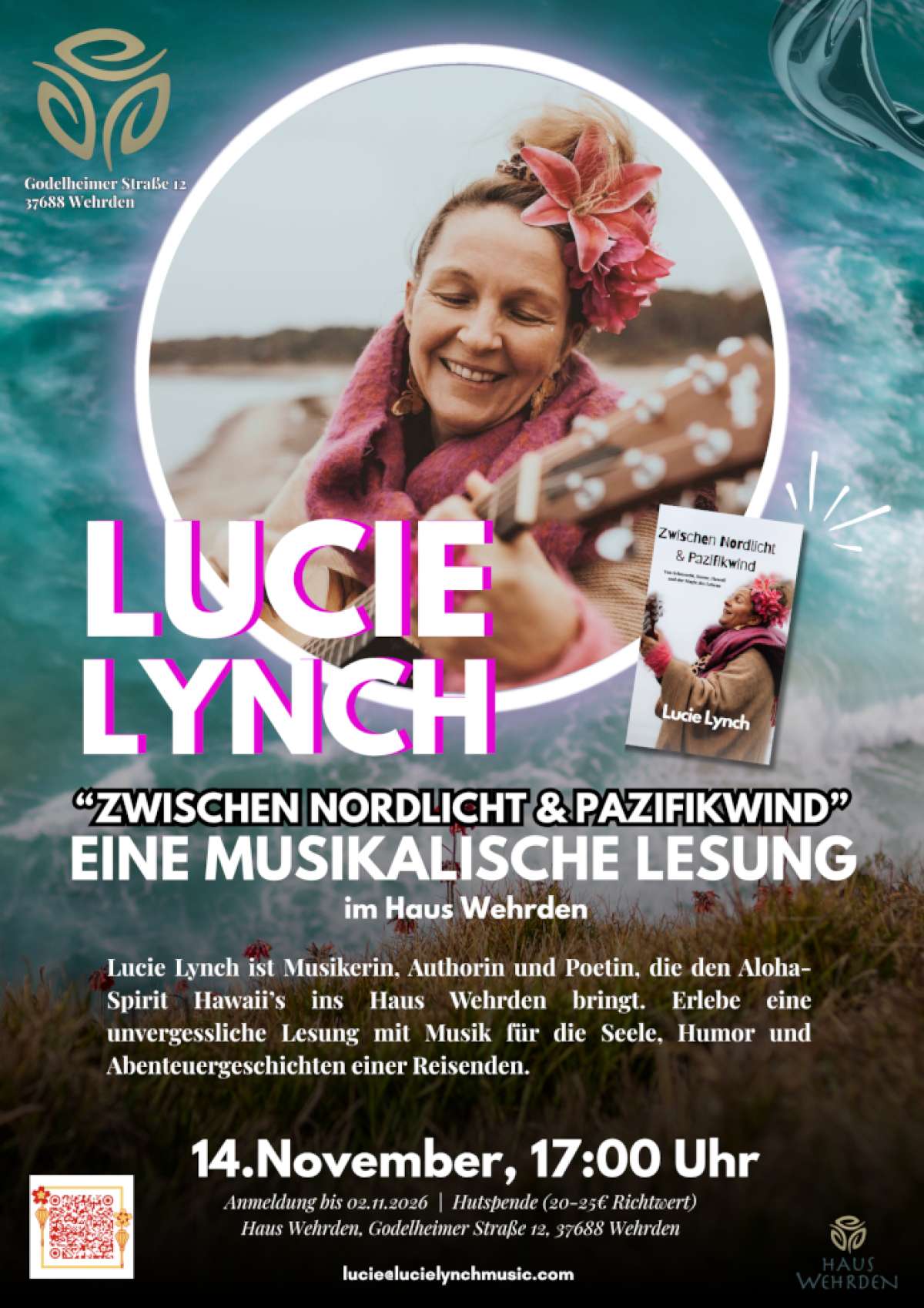 Musikalische Lesung: Zwischen Nordlicht & Pazifikwind – Lucie Lynch