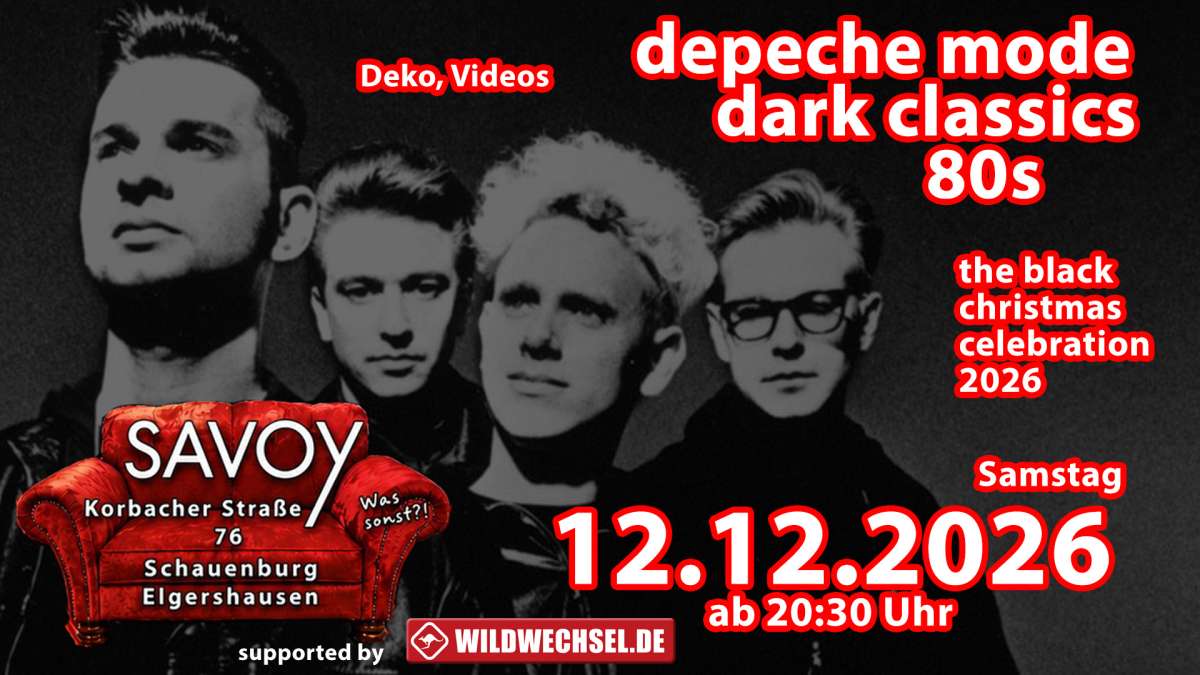 Depeche Mode, Dark Classics und 80s - The black christmas celebration – Scanner