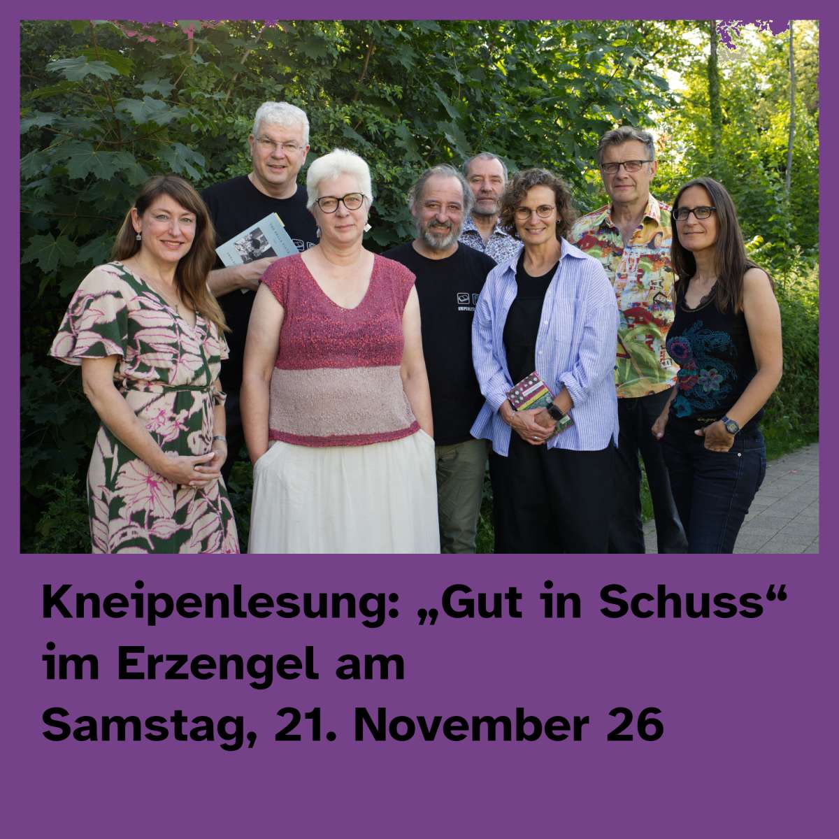 Kneipenlesung: Gut in Schuss – Kneipenlesung