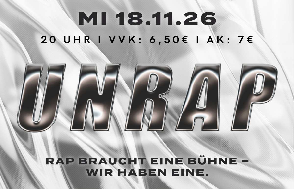 Der Rap braucht eine Bühne - wir haben eine! – UNRAP