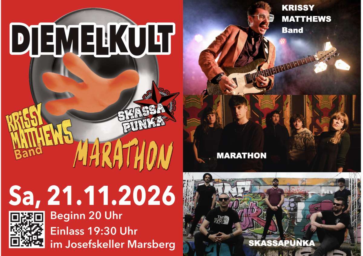 Diemelkult 2026 – Krissy Matthews Band, Marathon, Skassapunka