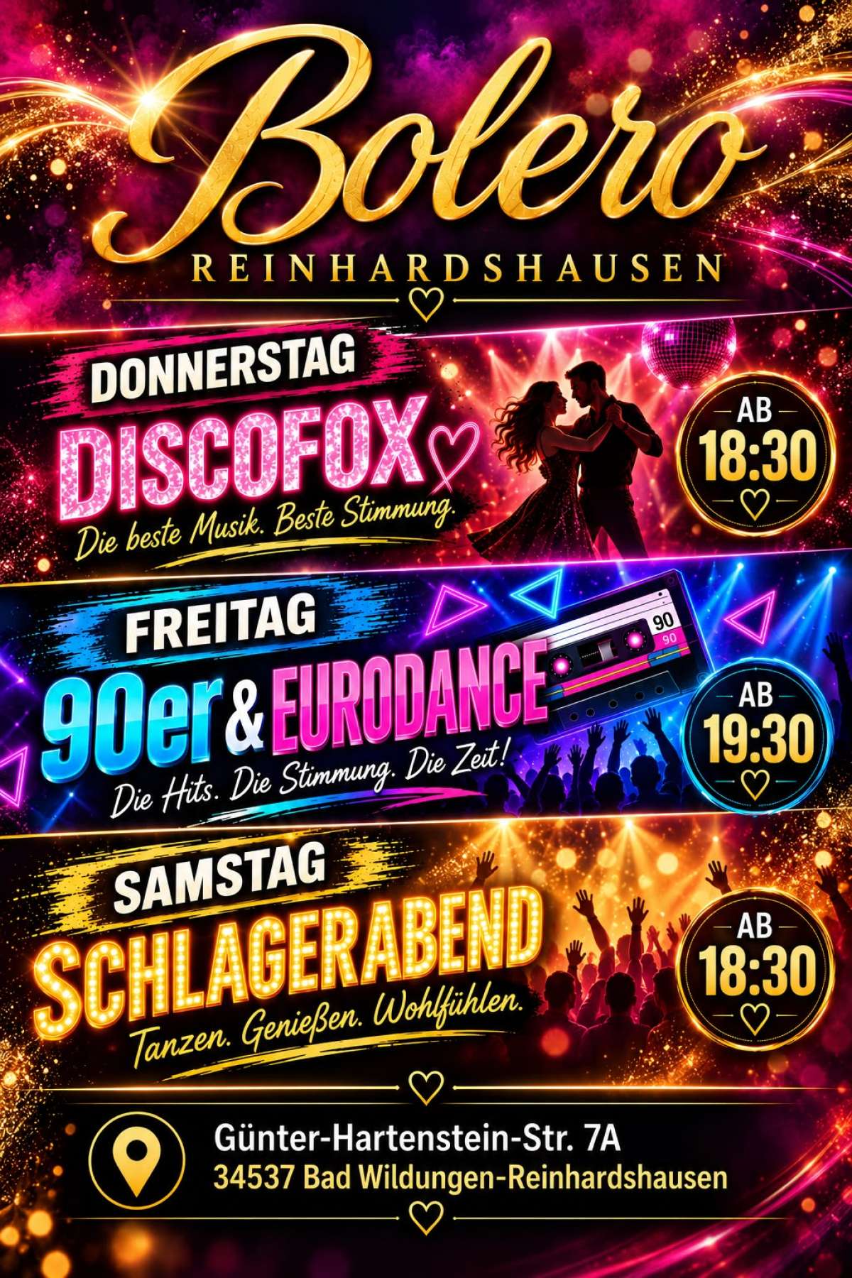 90.er & EURODANCE  Every Friday – verschiedene DJs